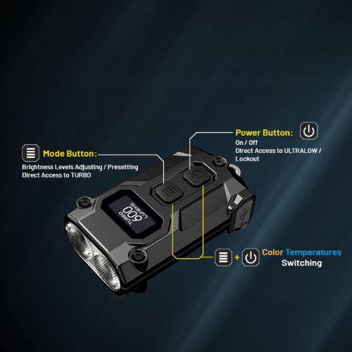 TINI 3 600 Lumen Rechargeable Keychain Flashlight by Nitecore - Image 10